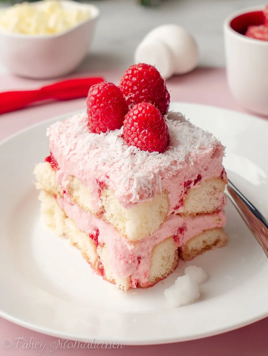 White Chocolate Raspberry Tiramisu