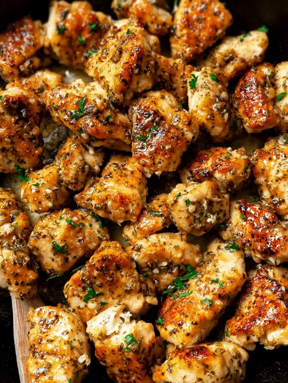 15-Minute Garlic Butter Chicken Bites