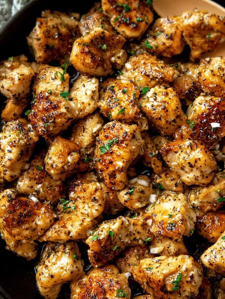 15-Minute Garlic Butter Chicken Bites