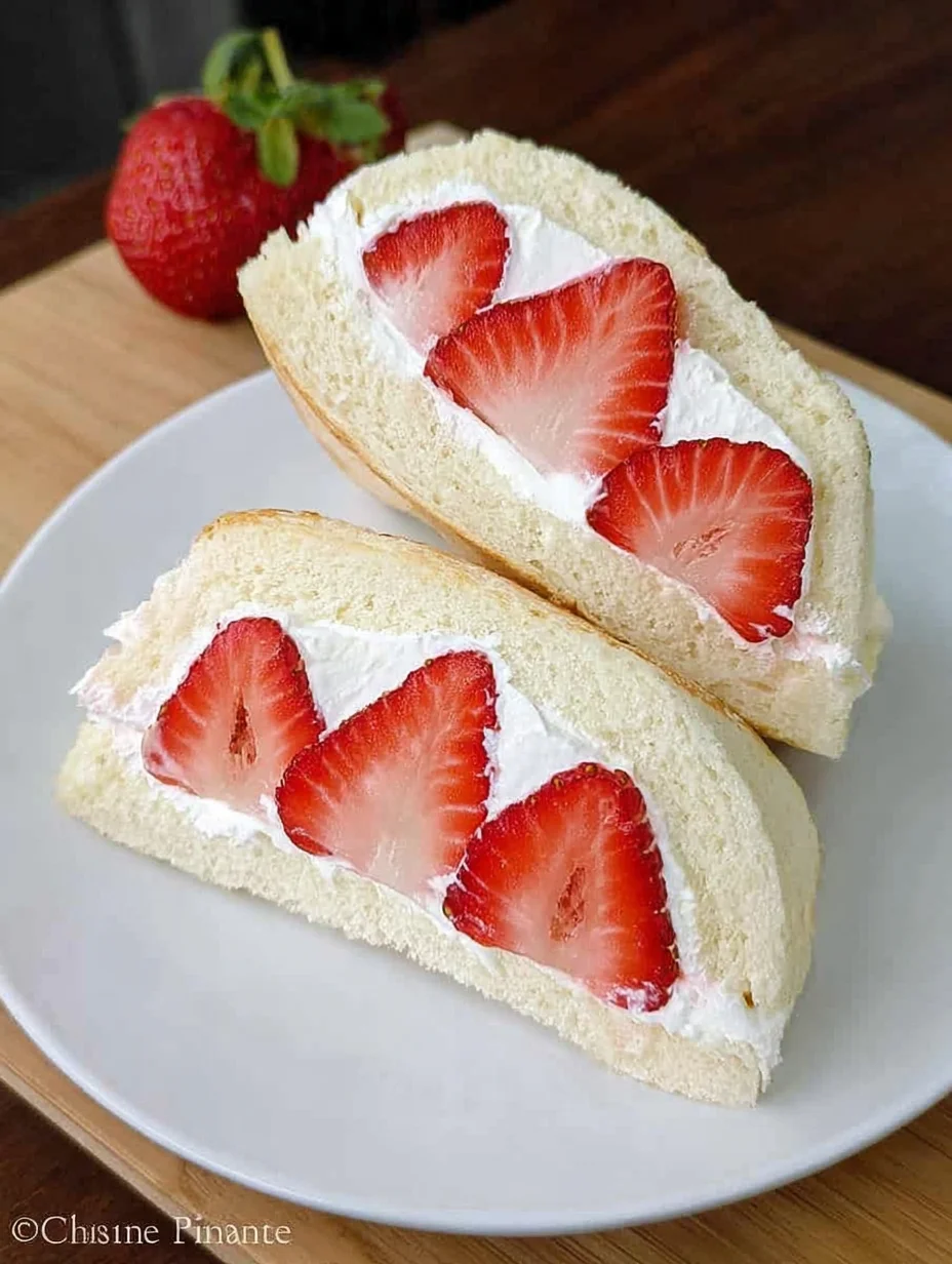 4-ingredient Strawberry Sando
