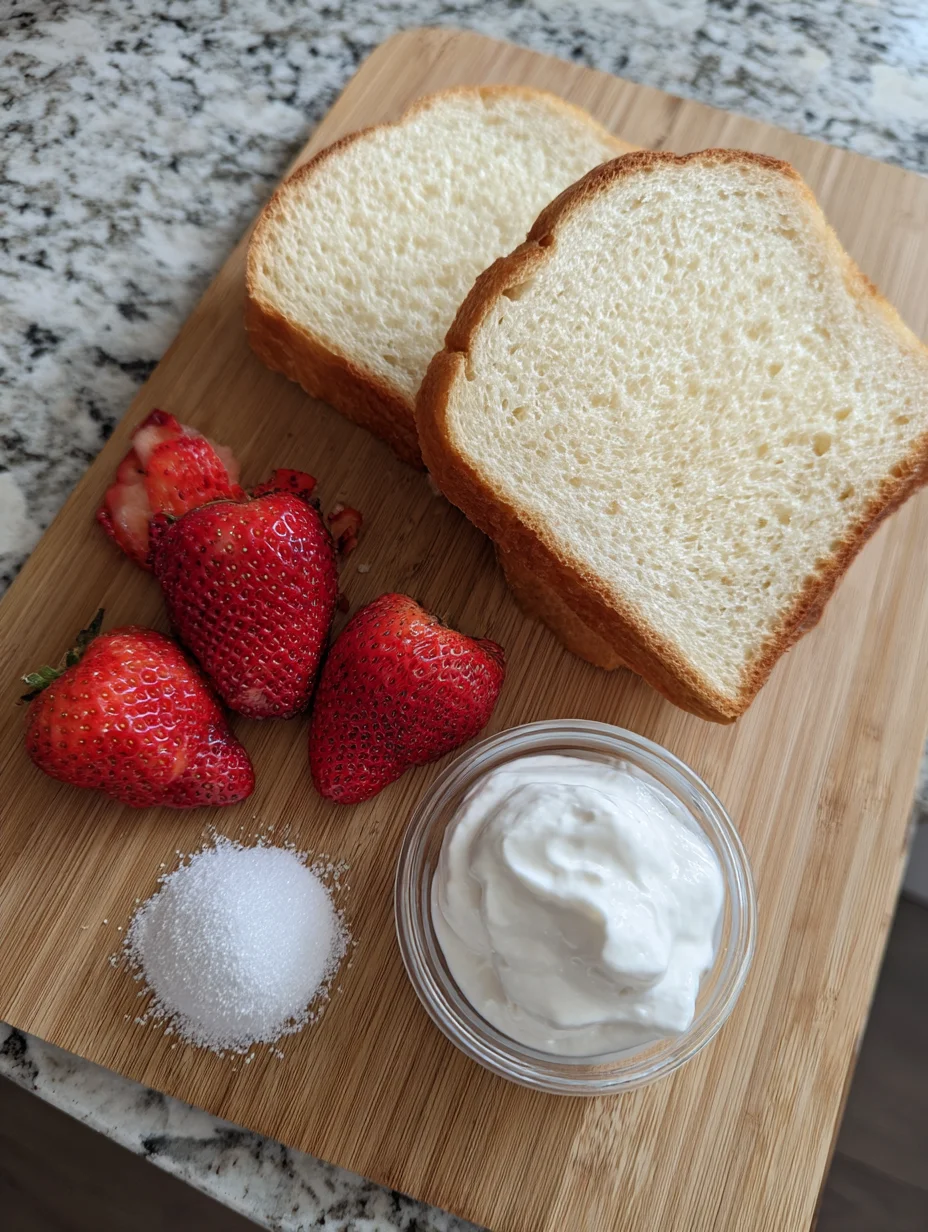 4-ingredient Strawberry Sando
