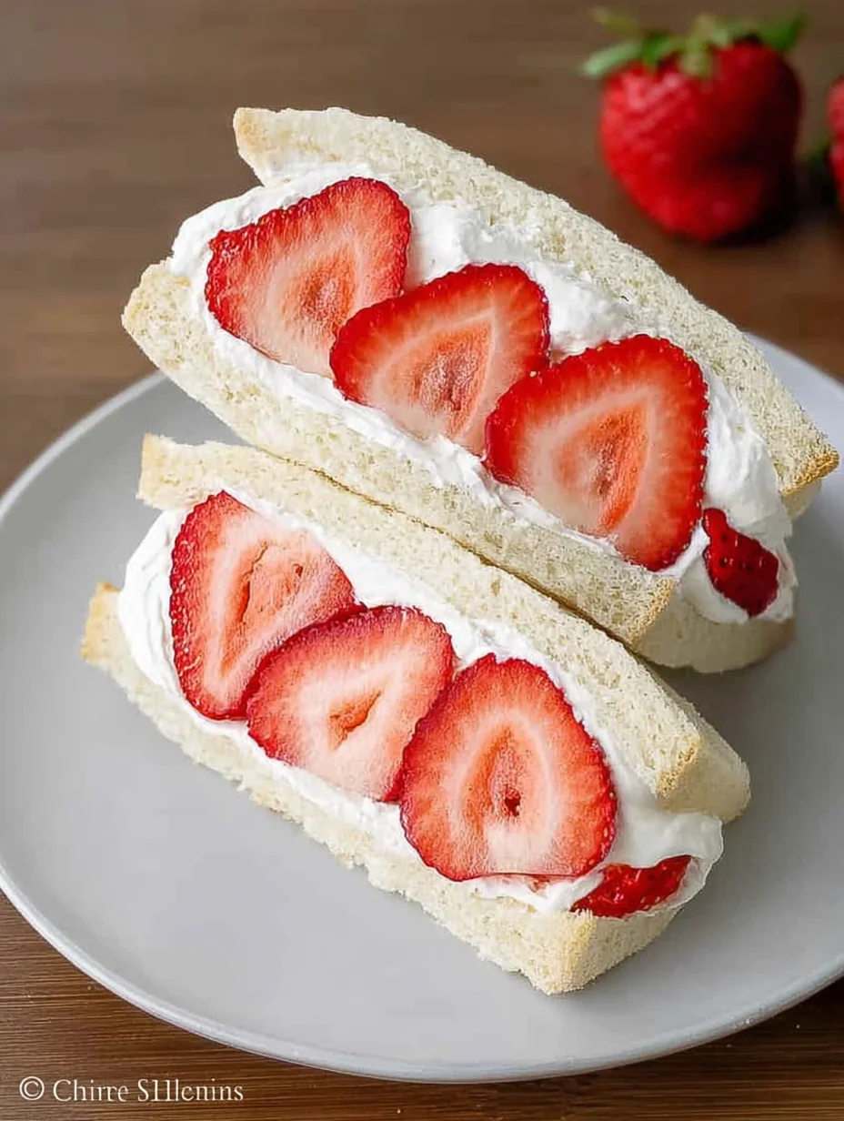 4-ingredient Strawberry Sando