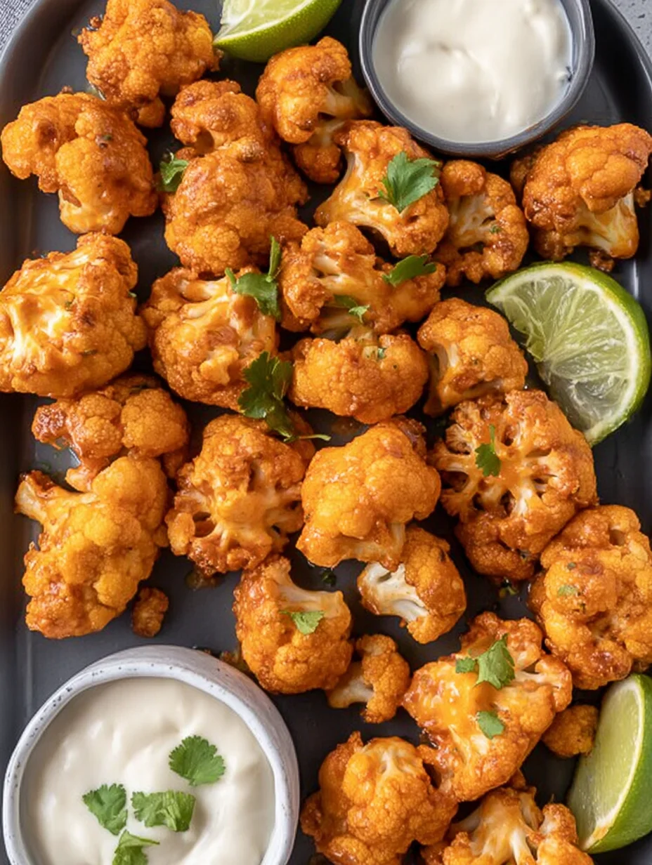 Air Fryer Buffalo Cauliflower