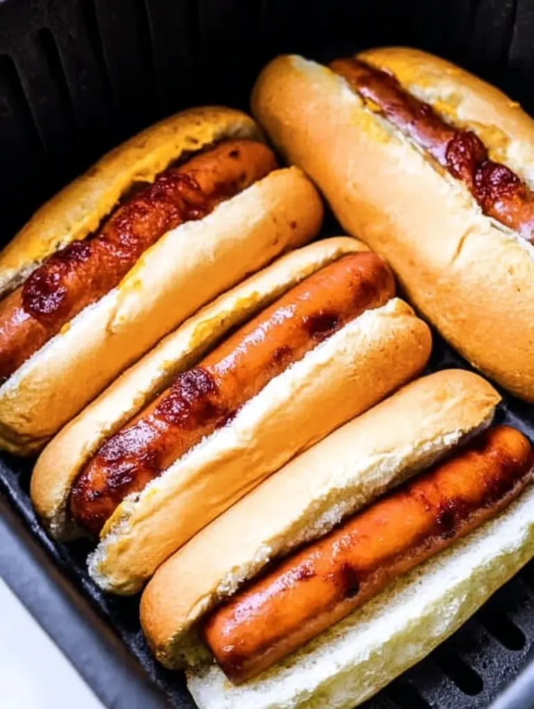 Air Fryer Hot Dogs