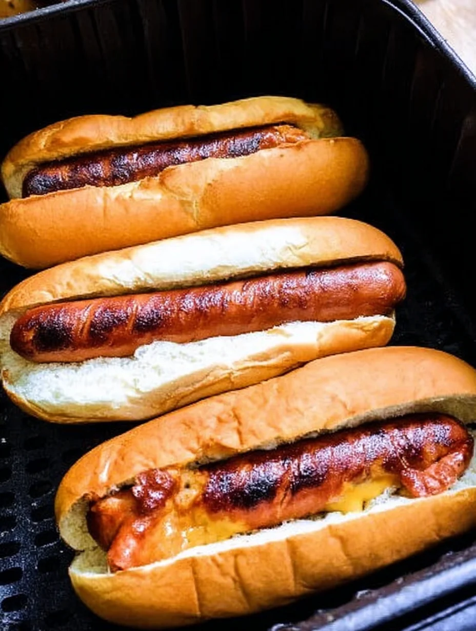 Air Fryer Hot Dogs