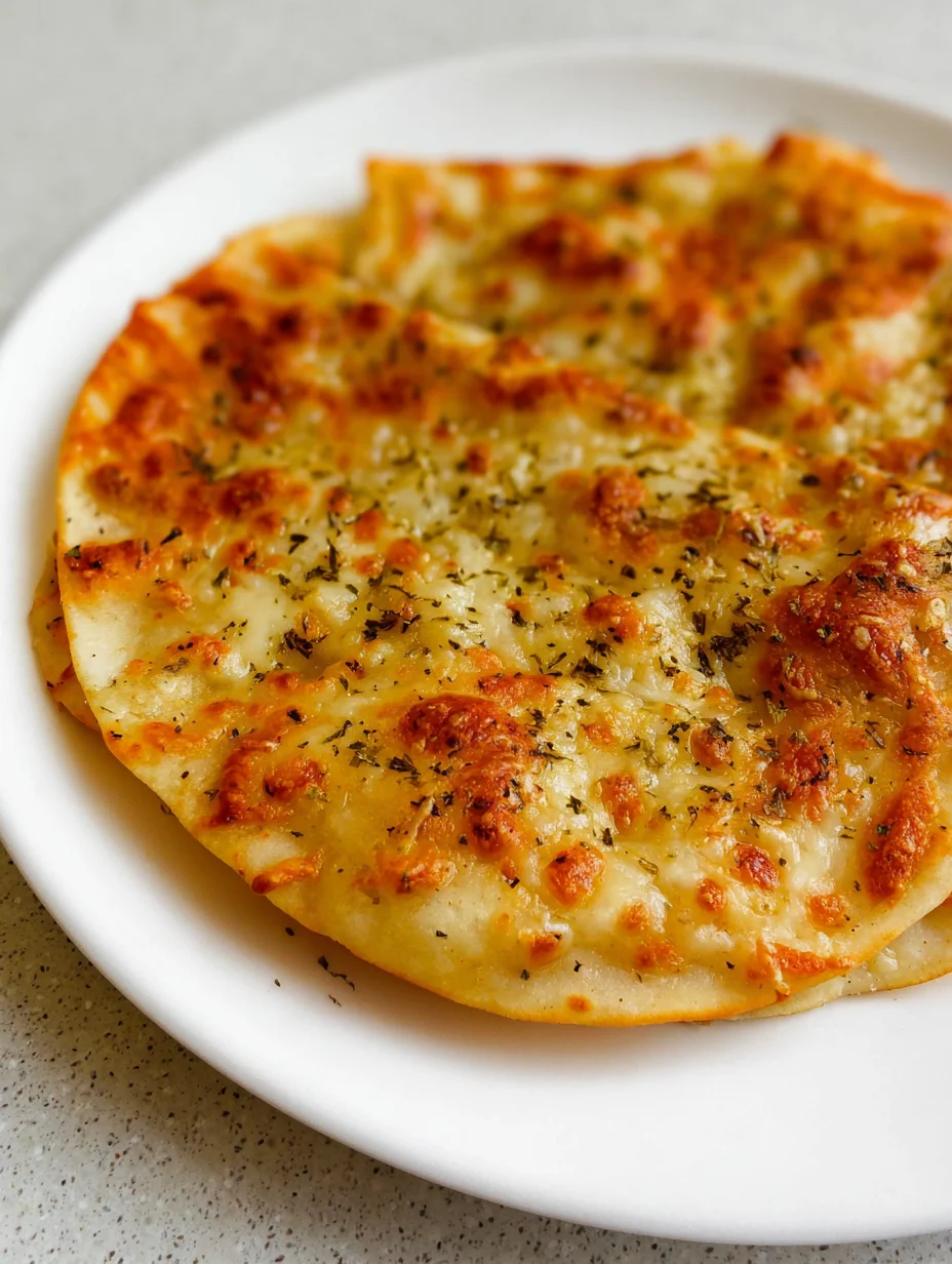 Air Fryer Tortilla Garlic Bread