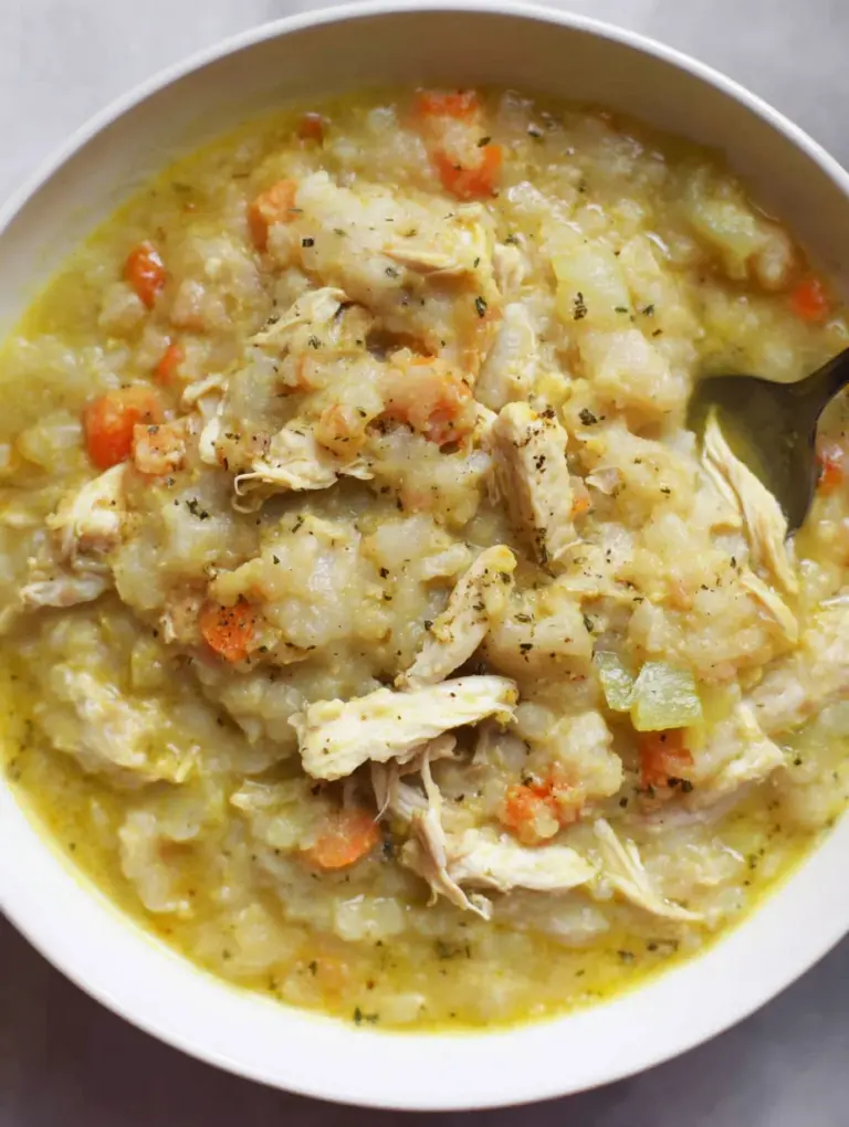 Anti-Inflammatory Cauliflower Chicken Soup