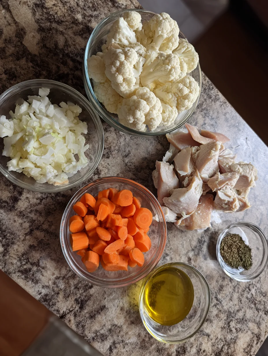 Anti-Inflammatory Cauliflower Chicken Soup