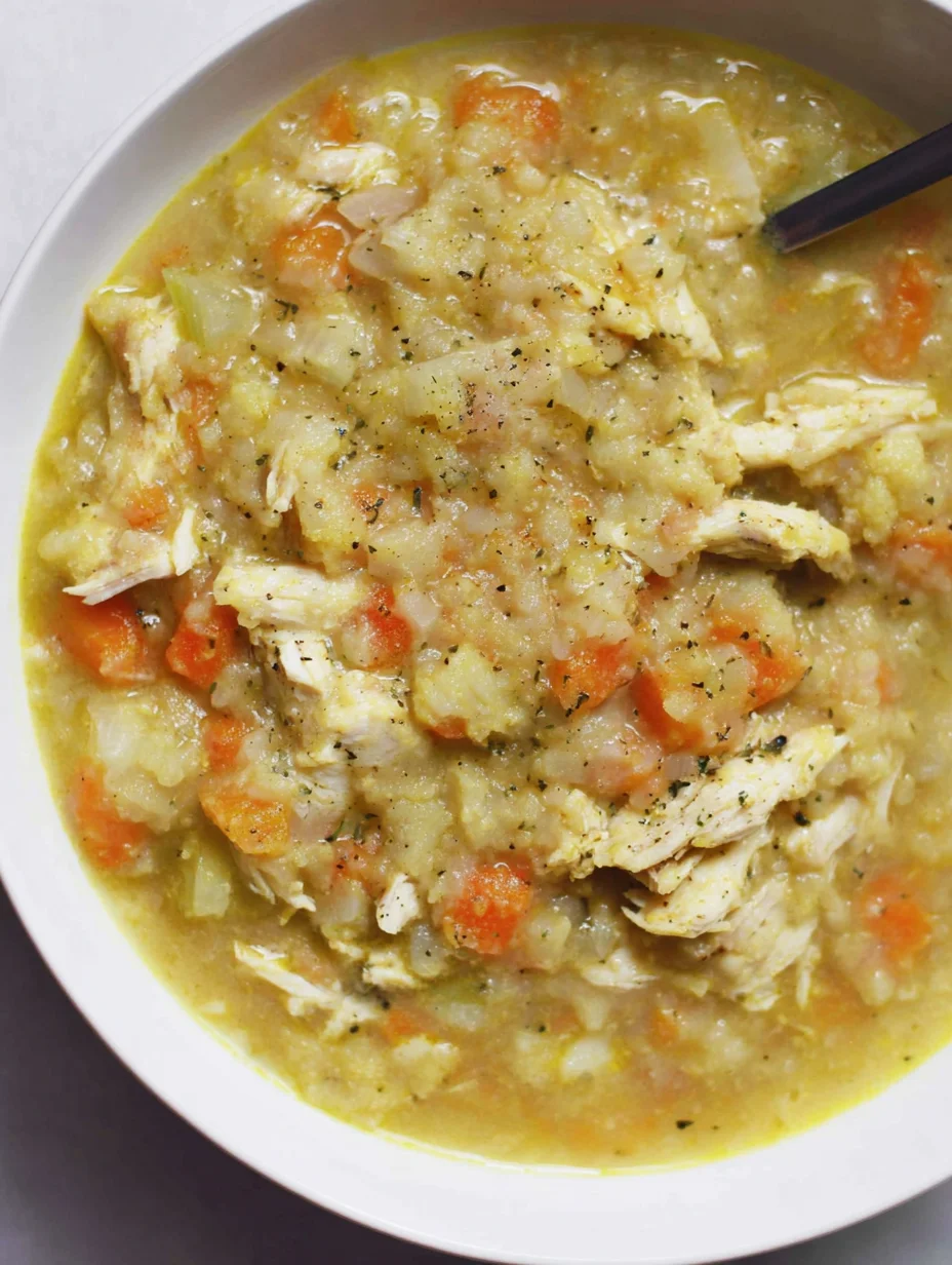 Anti-Inflammatory Cauliflower Chicken Soup
