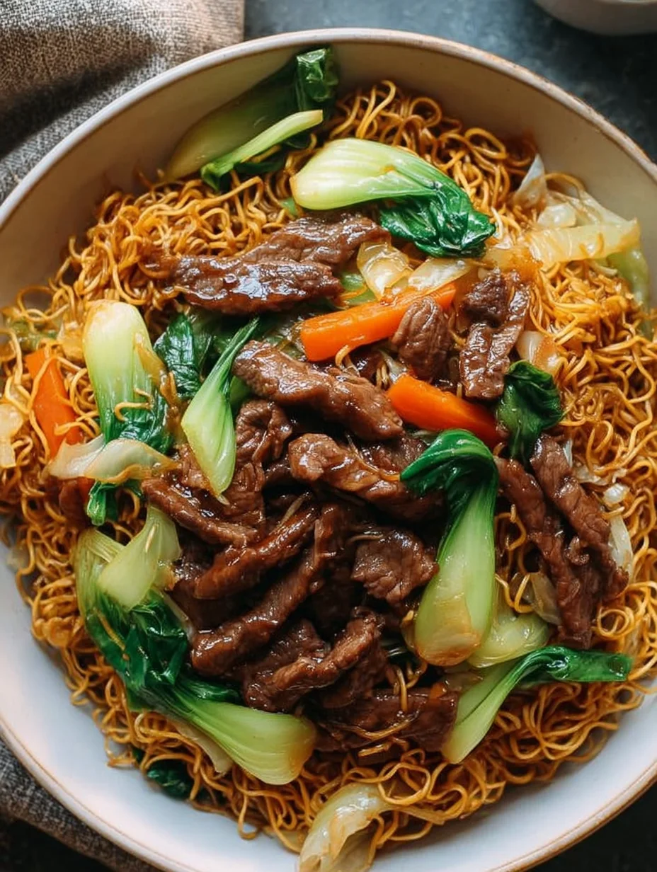Beef Pan-Fried Noodles