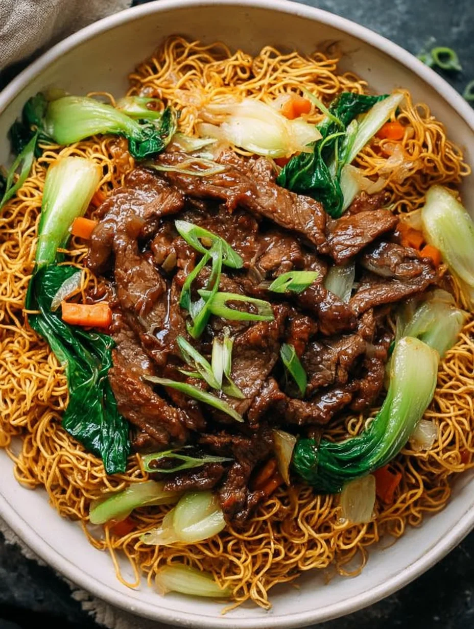 Beef Pan-Fried Noodles