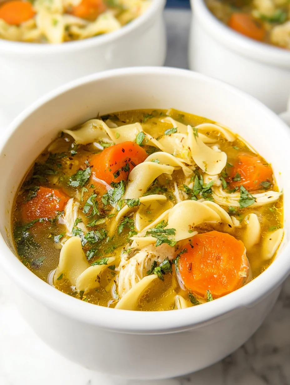 Best Chicken Noodle Soup with Egg Noodles