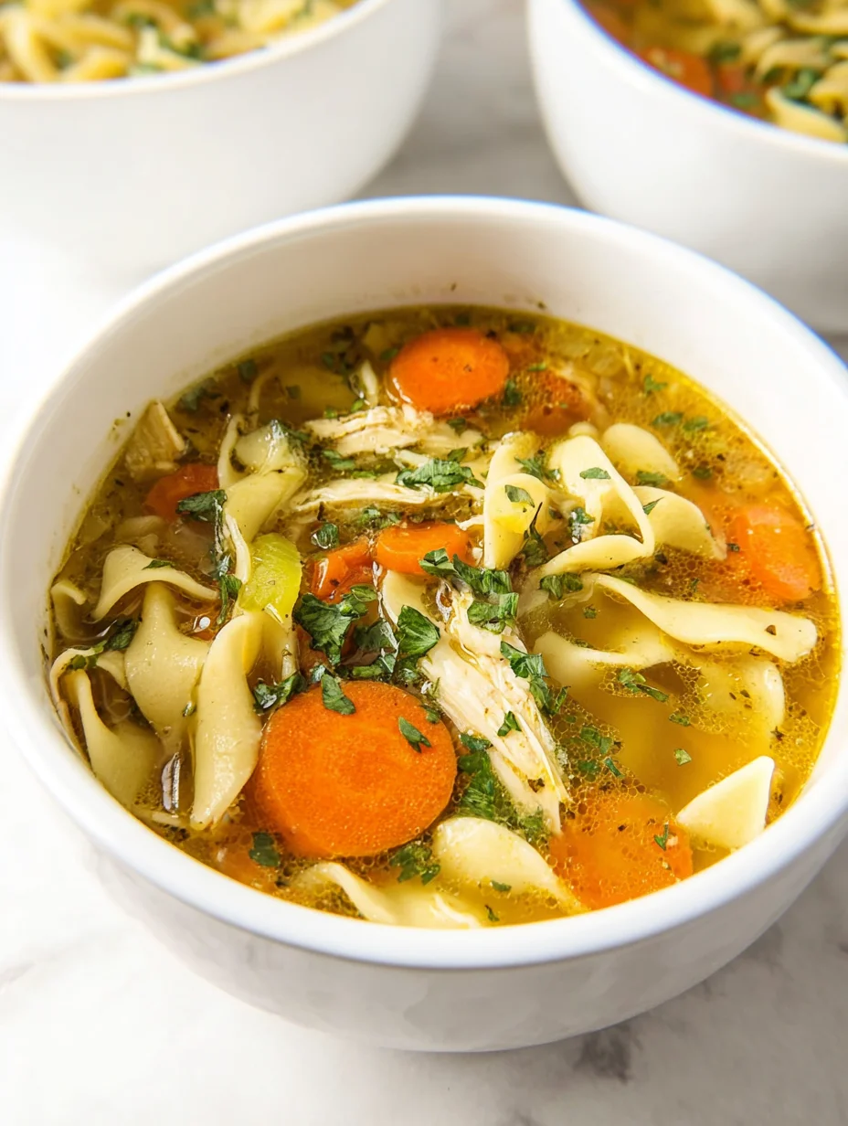 Best Chicken Noodle Soup with Egg Noodles
