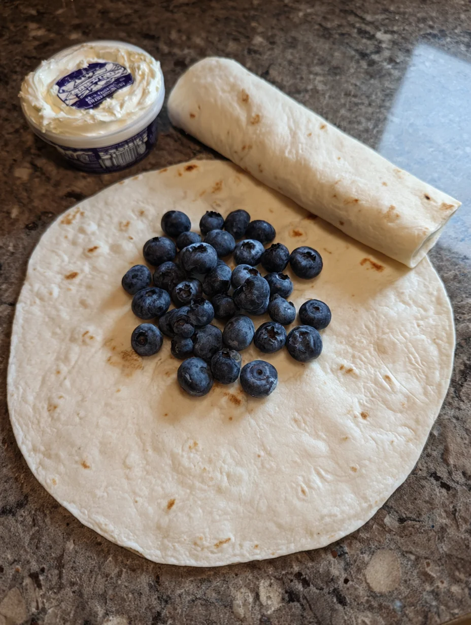 Blueberry Breakfast Quesadilla