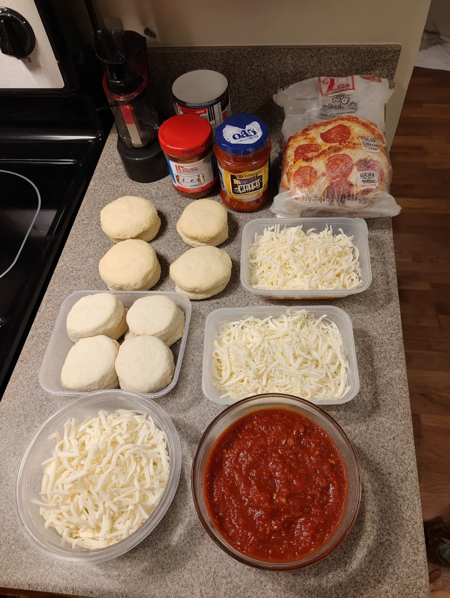 Bubble Up Biscuit Pizza Casserole