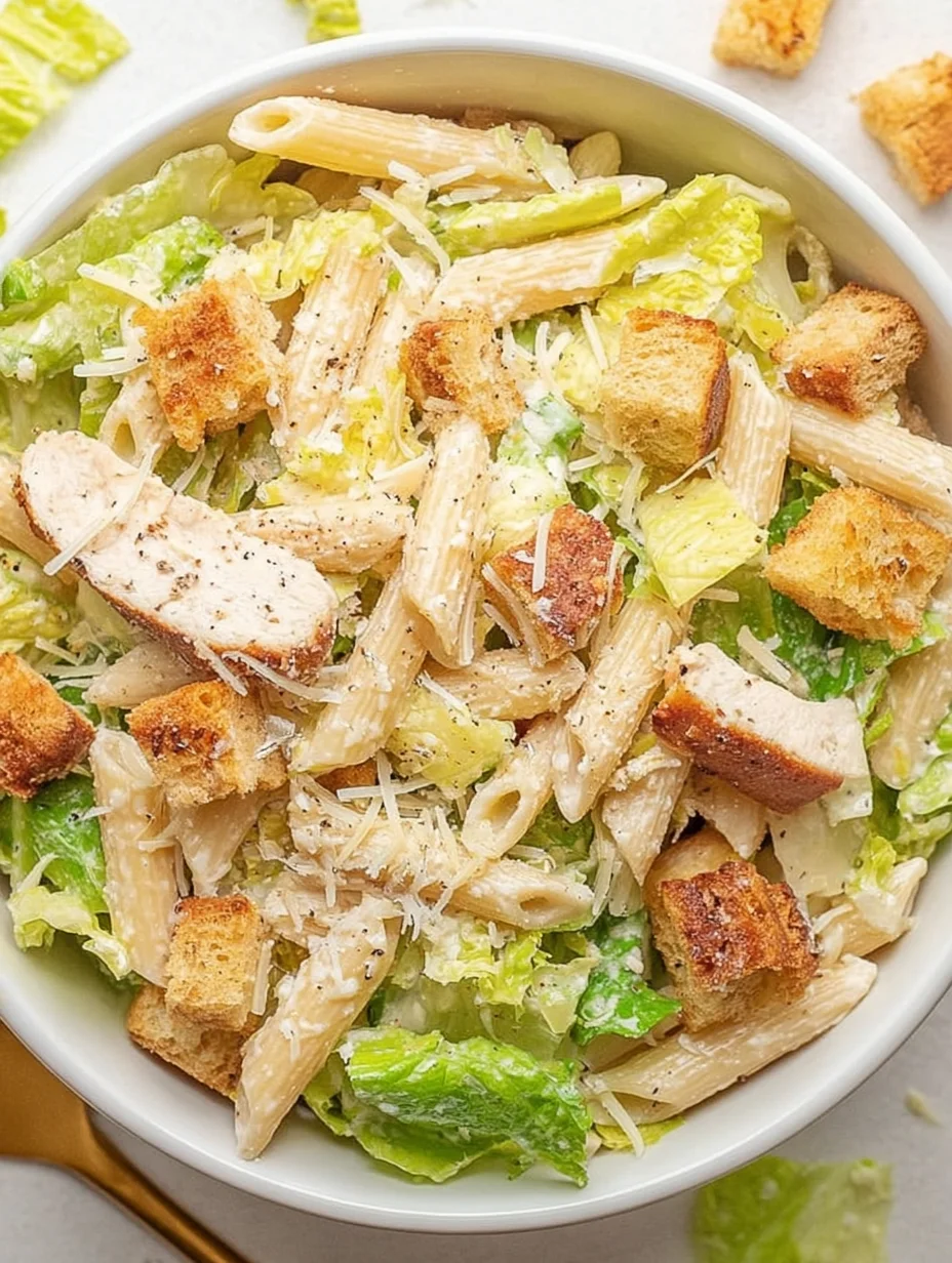 Chicken Caesar Pasta Salad