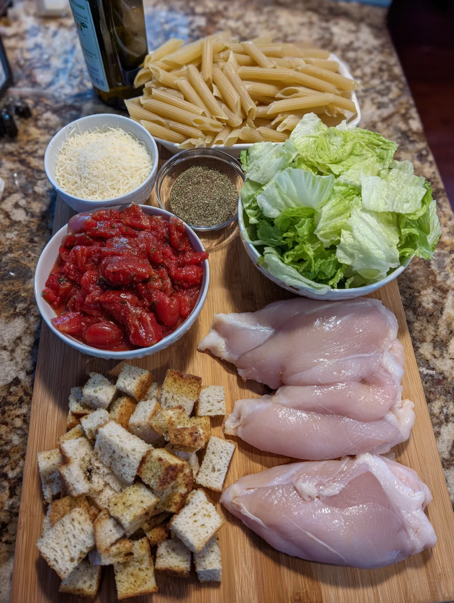 Chicken Caesar Pasta Salad