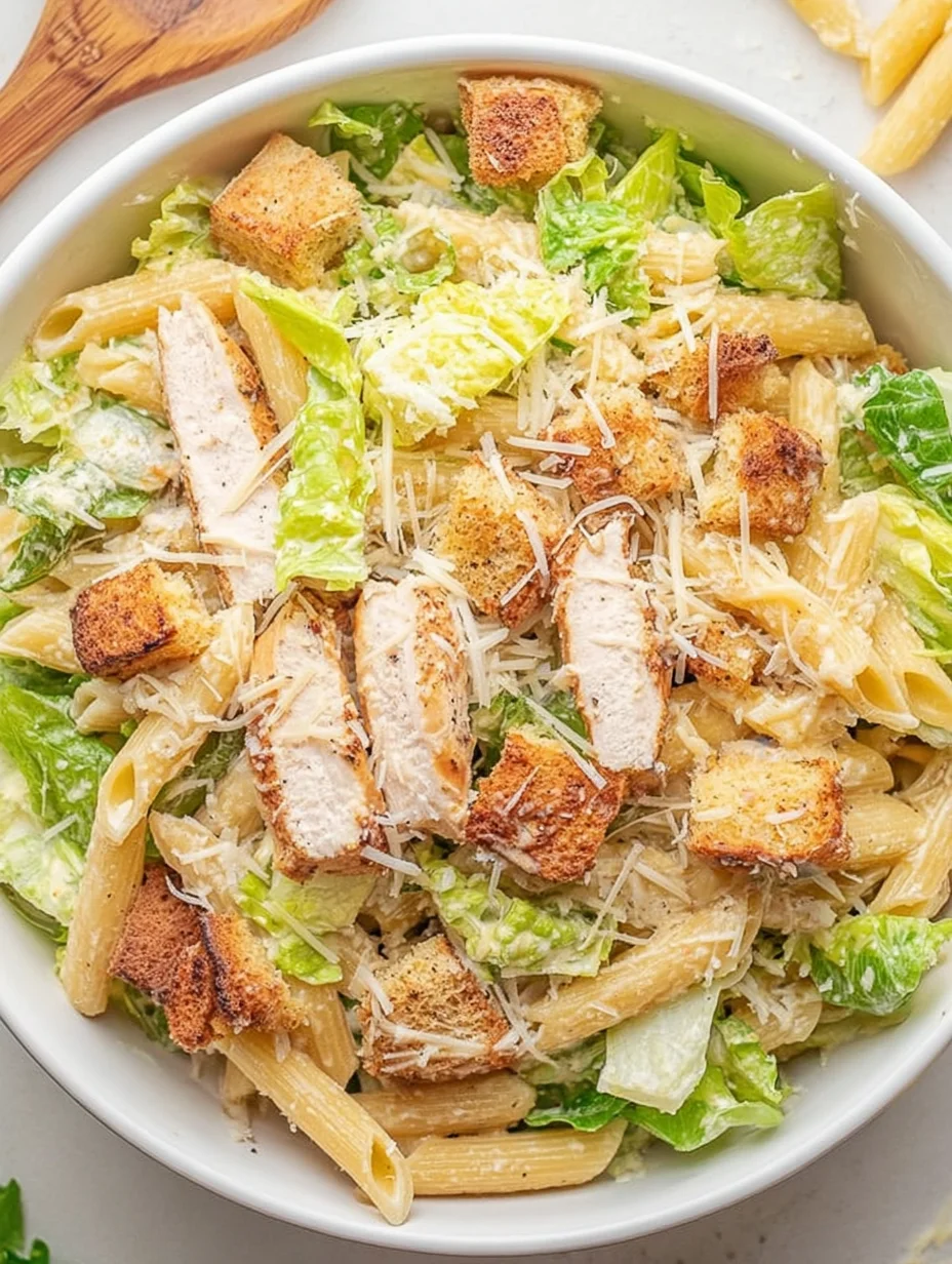 Chicken Caesar Pasta Salad