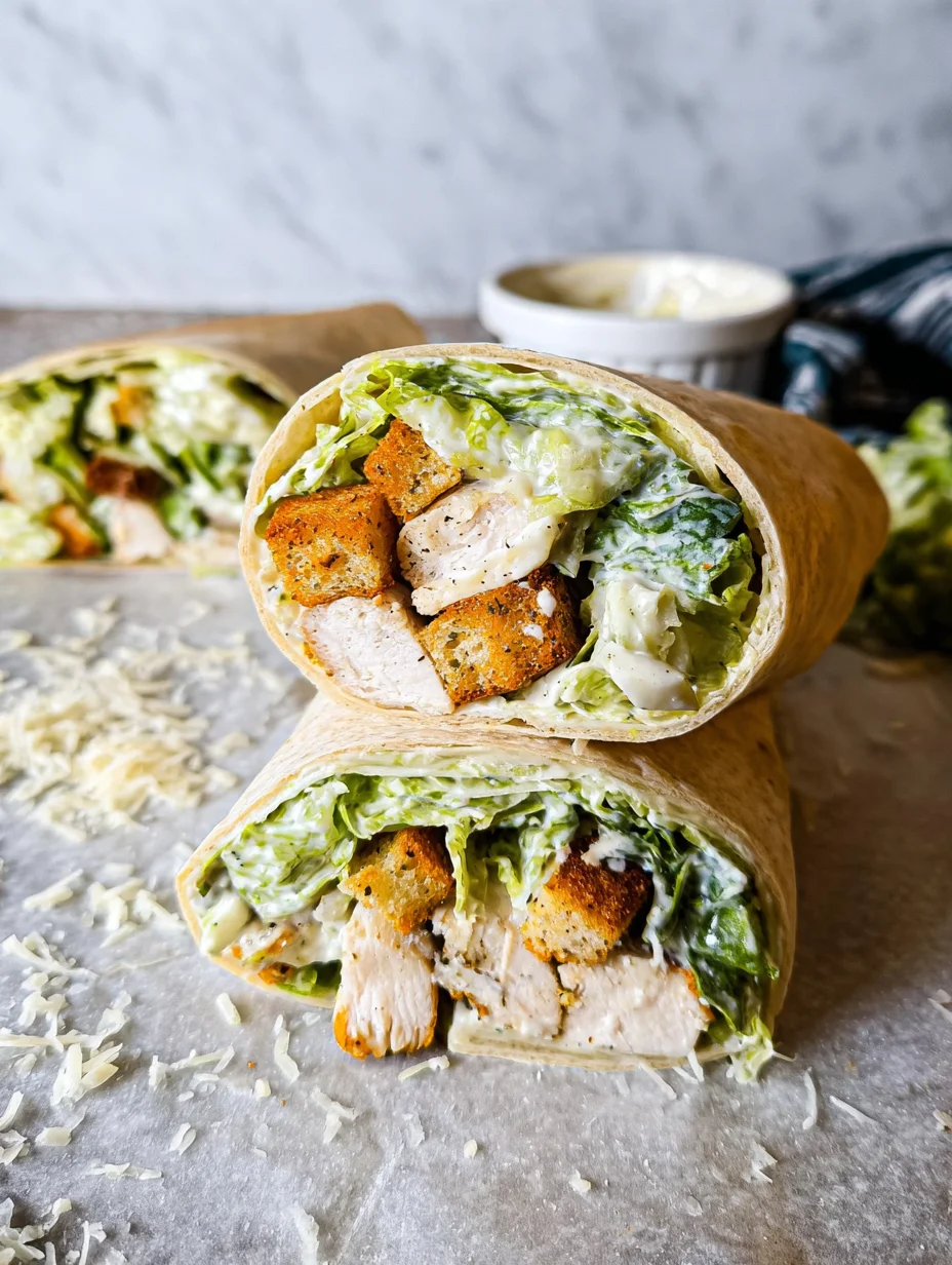 Chicken Caesar Wraps