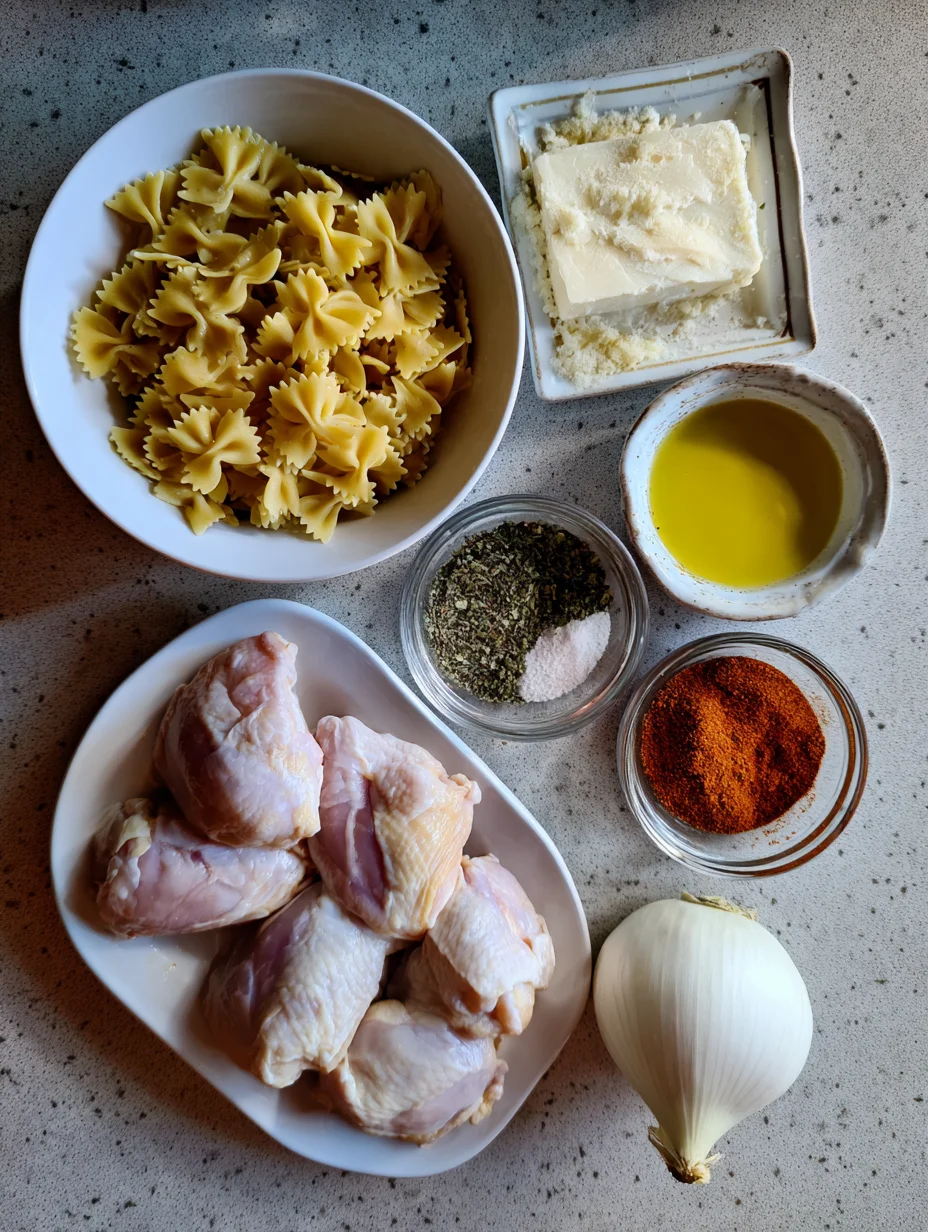 Creamy Chicken and Corn Pasta with Bacon