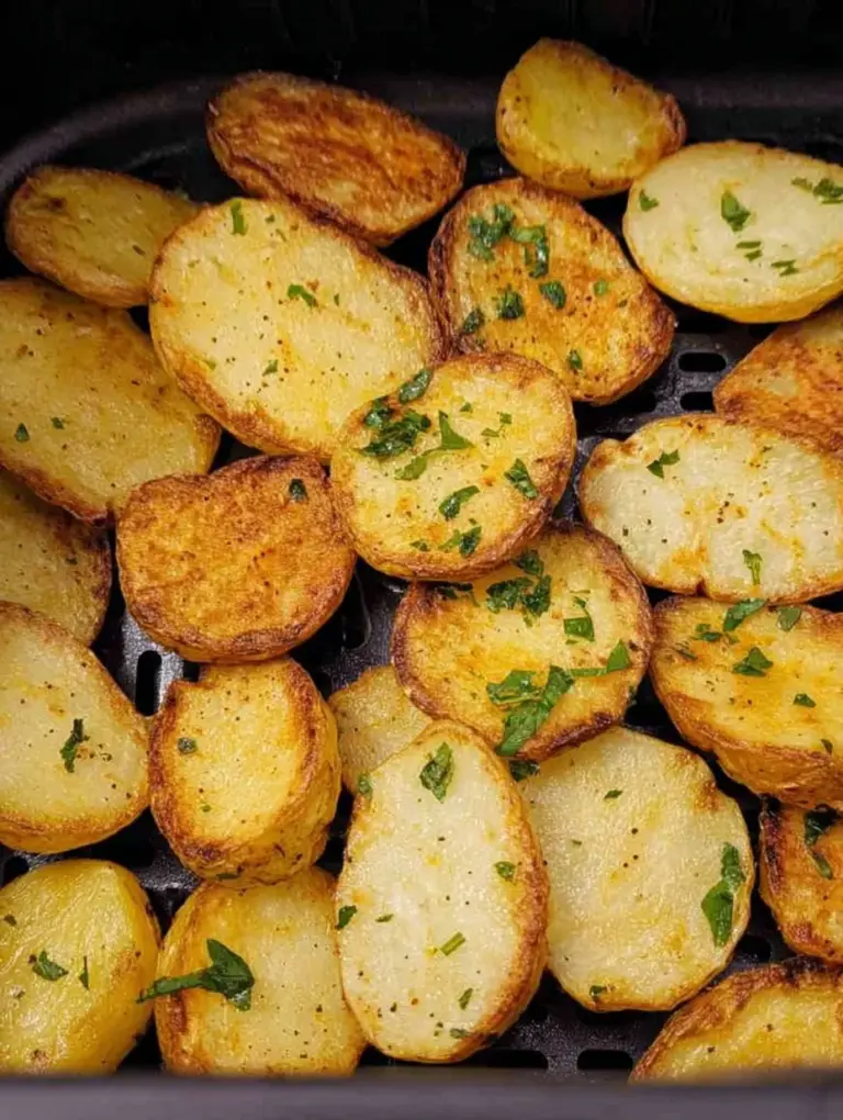 Crispy Air Fryer Sliced Potatoes