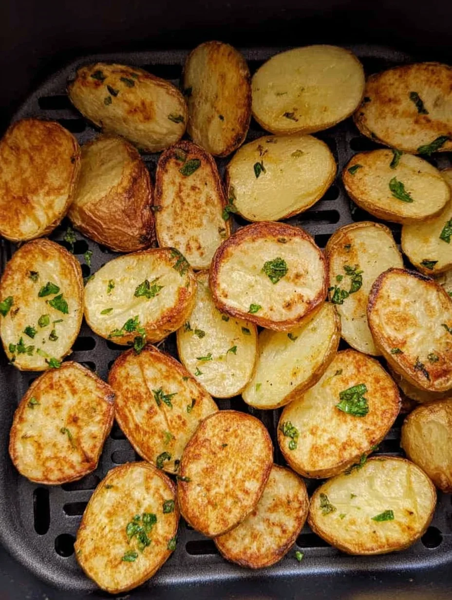 Crispy Air Fryer Sliced Potatoes