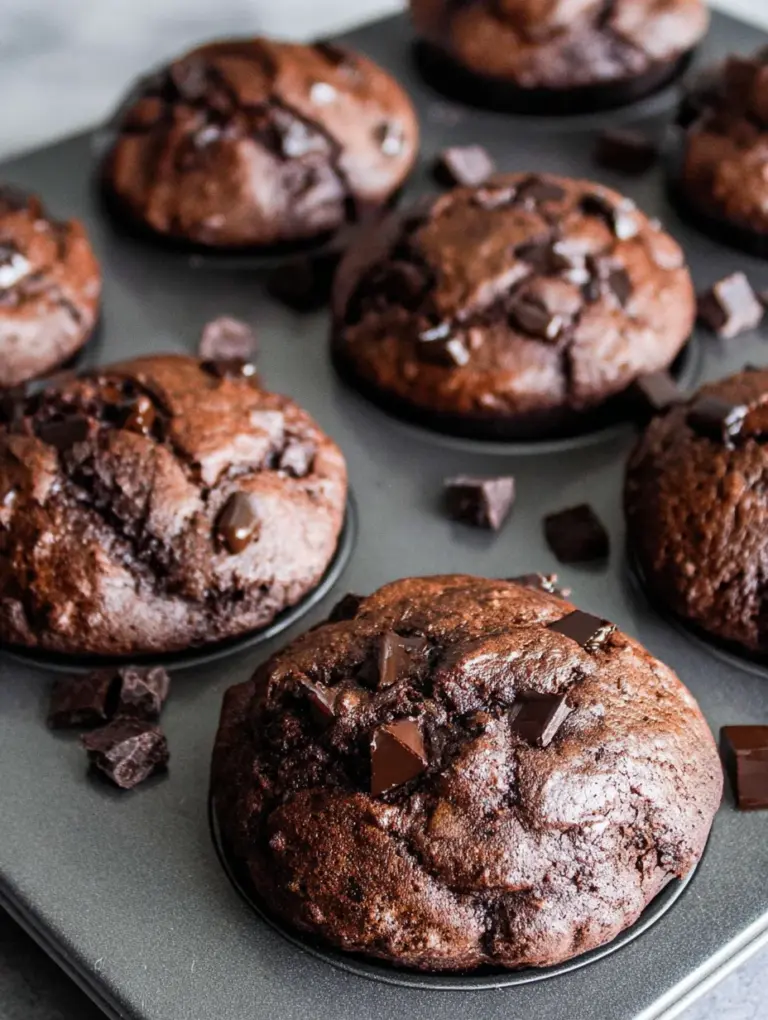 Double Chocolate Chip Muffins