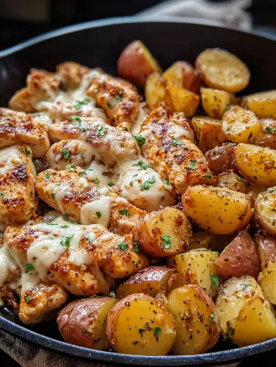 Garlic Parmesan Chicken and Potatoes
