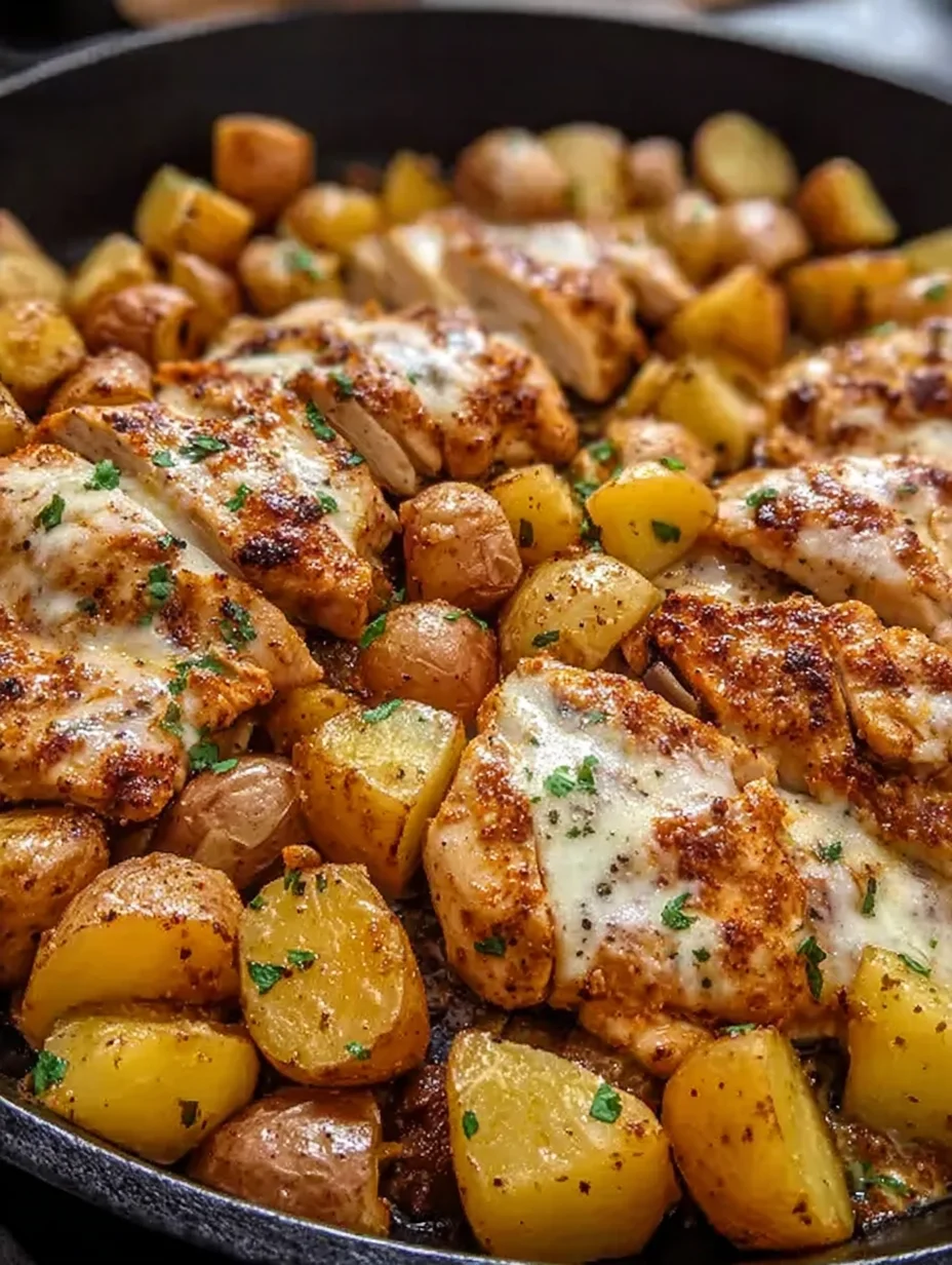 Garlic Parmesan Chicken and Potatoes