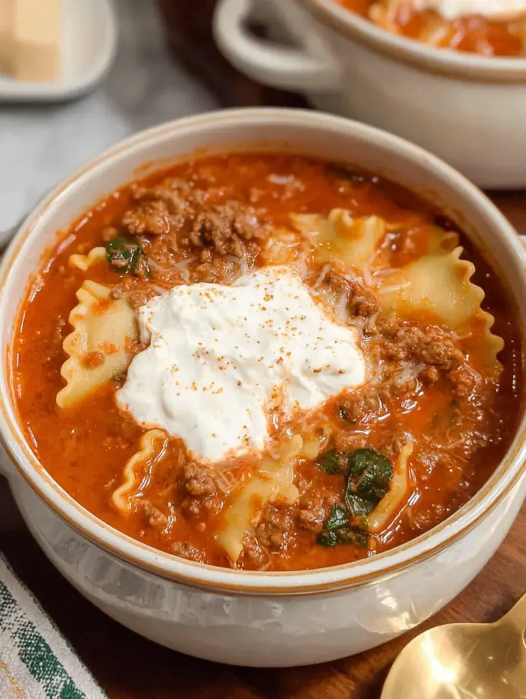 Gluten Free Lasagna Soup