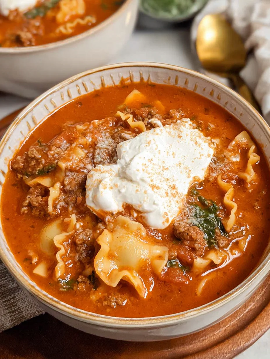 Gluten Free Lasagna Soup