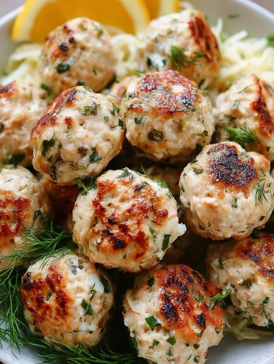 Greek Chicken Meatballs