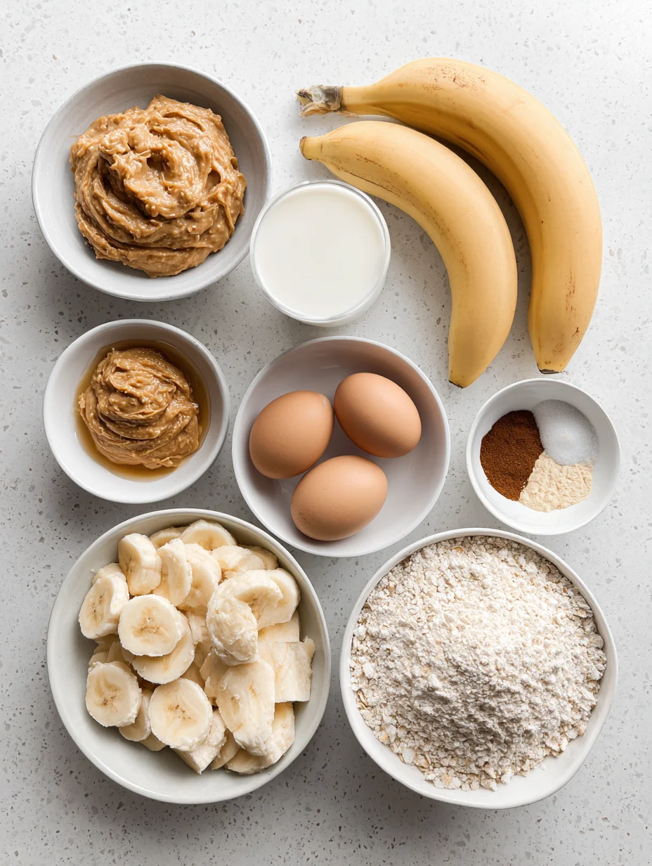 Healthy Peanut Butter Banana Muffins