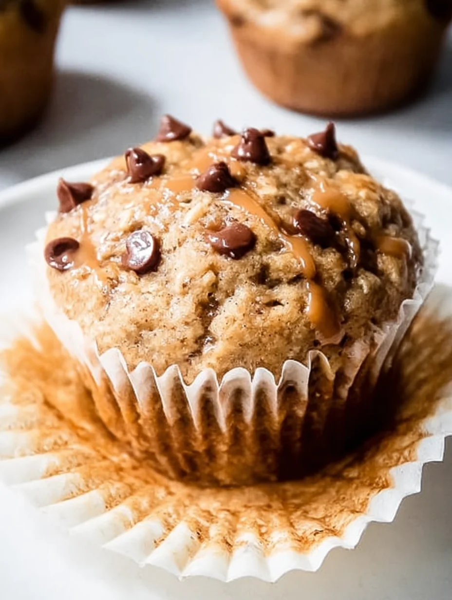 Healthy Peanut Butter Banana Muffins