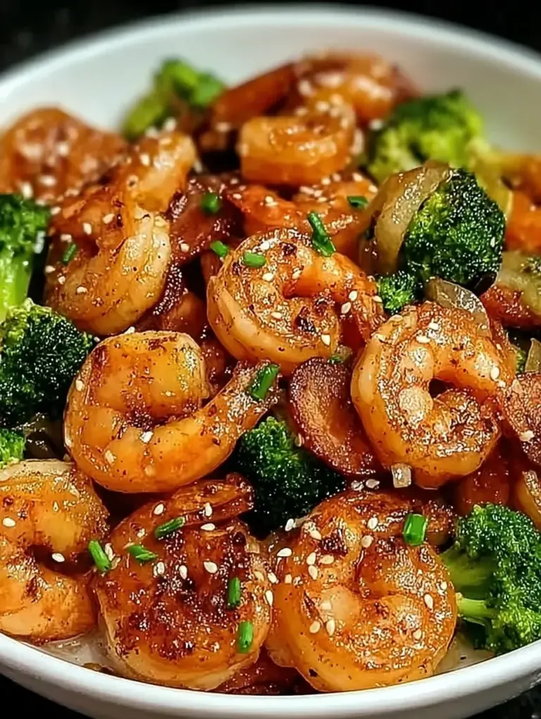 High-Protein Honey Garlic Shrimp
