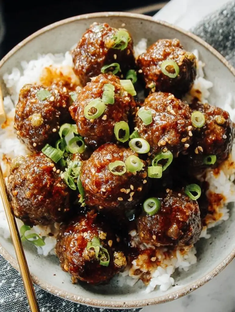 Mongolian Meatballs