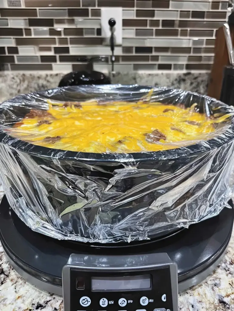 Overnight Slow Cooker Breakfast Casserole
