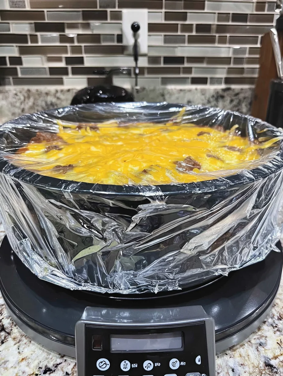 Overnight Slow Cooker Breakfast Casserole