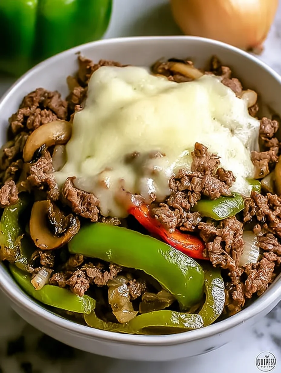 Philly Cheesesteak Bowls
