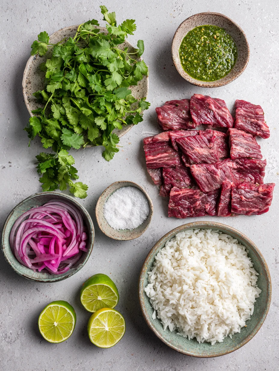 Skirt Steak Rice Bowls