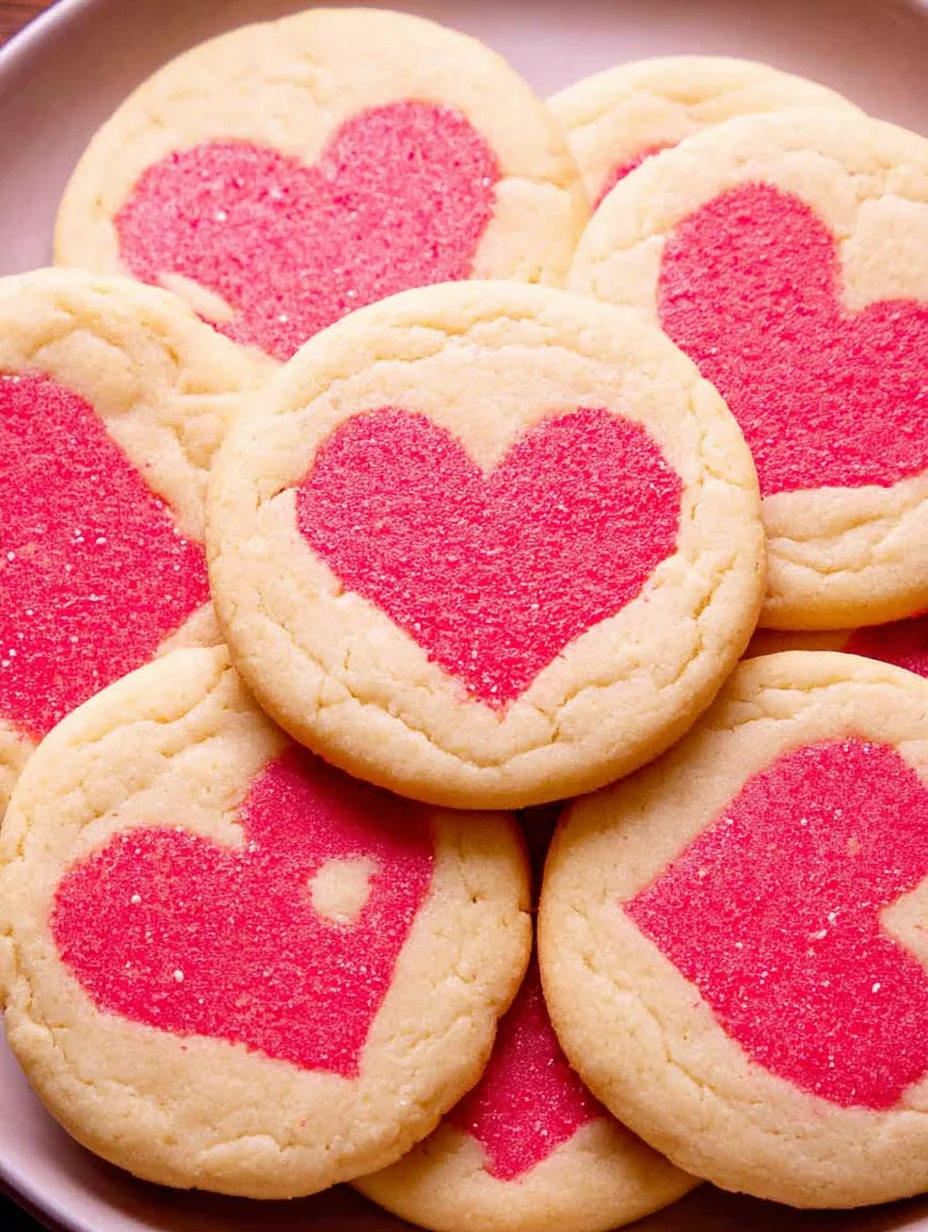 Slice and Bake Valentine's Day Cookies
