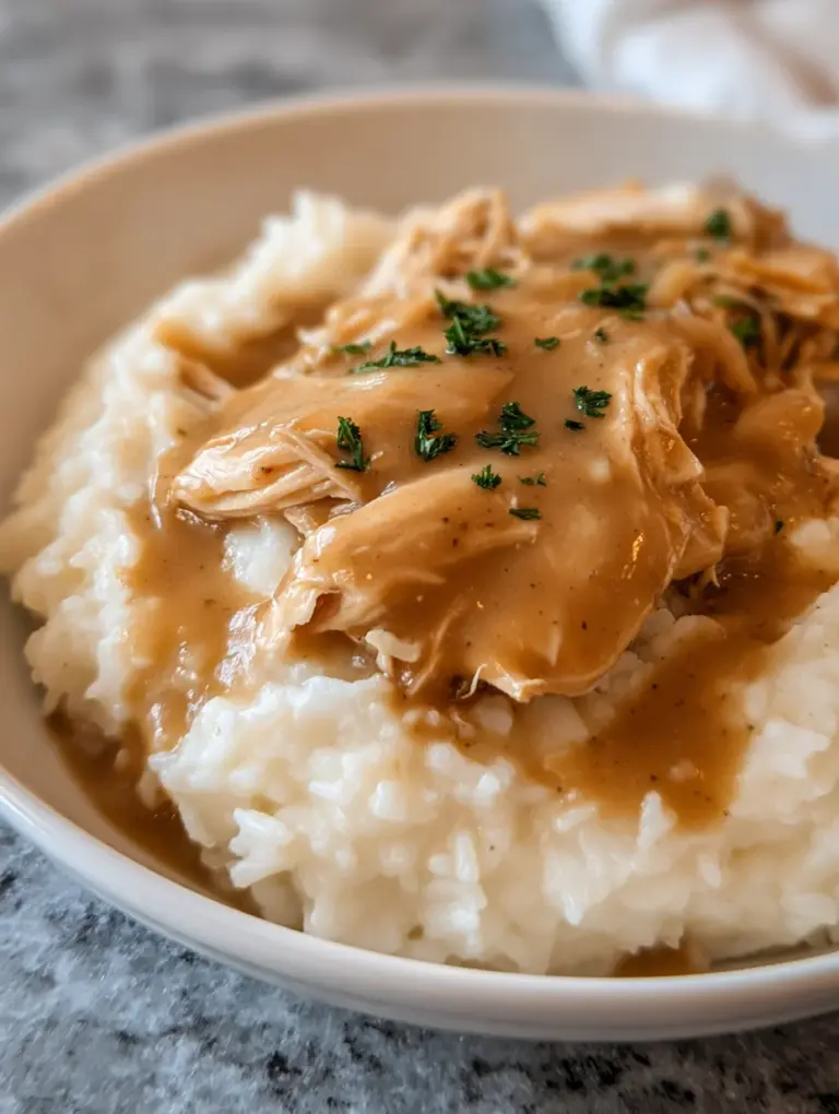 Slow Cooker Chicken and Gravy