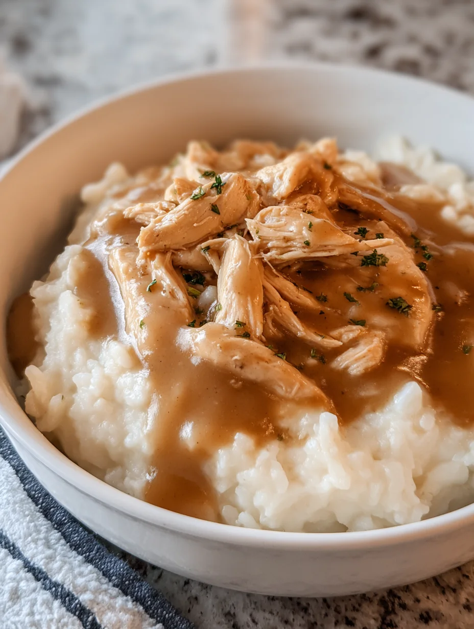 Slow Cooker Chicken and Gravy