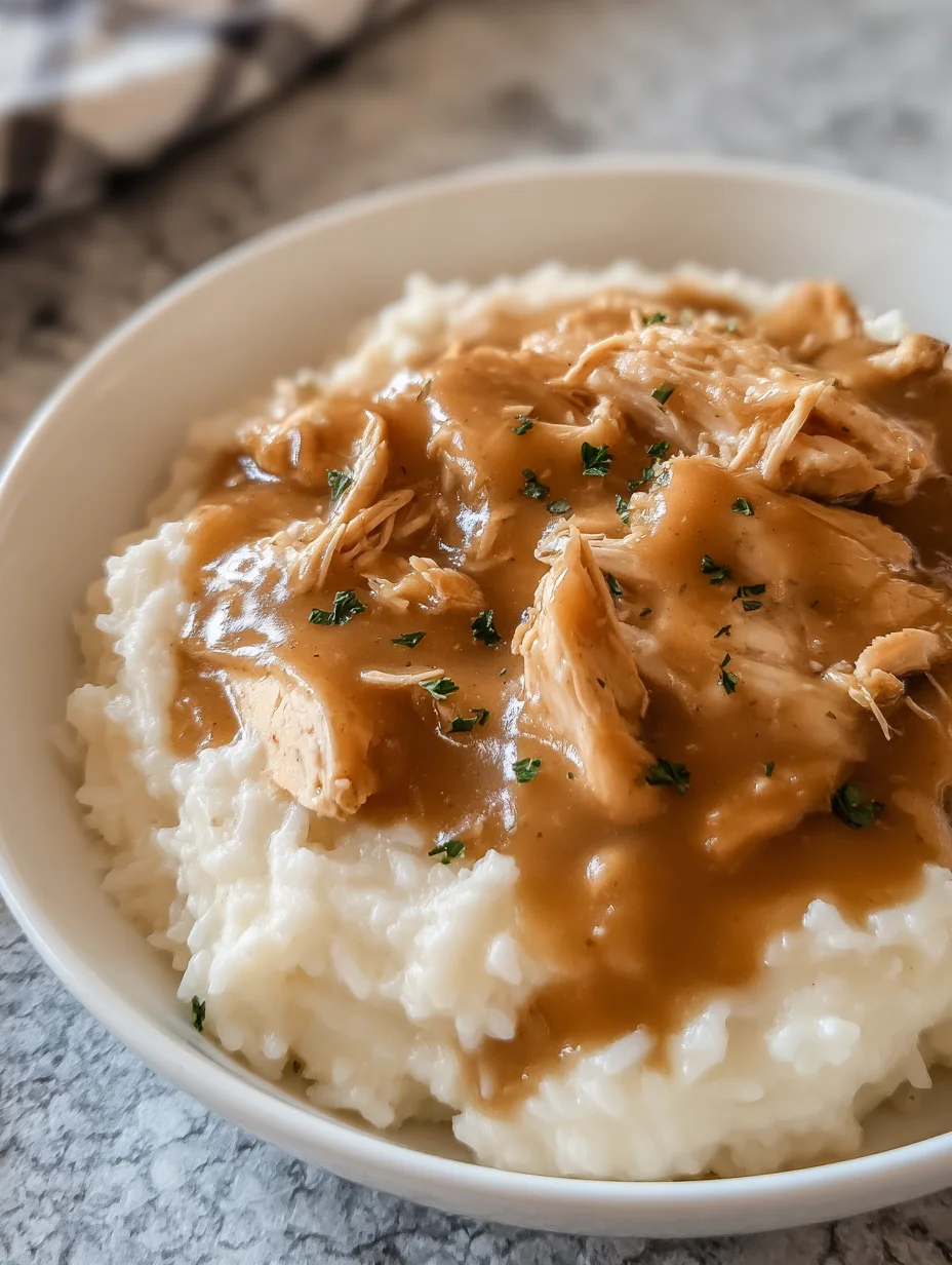 Slow Cooker Chicken and Gravy