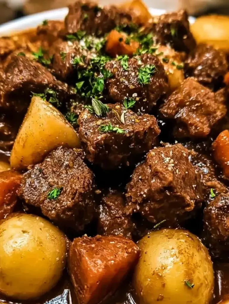 Slow Cooker Garlic Butter Beef Bites