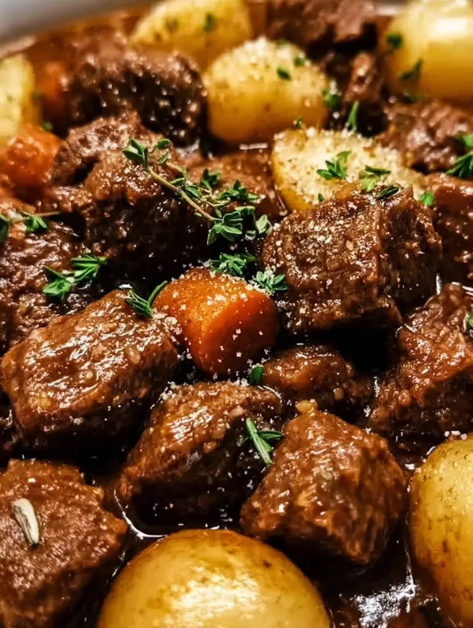 Slow Cooker Garlic Butter Beef Bites