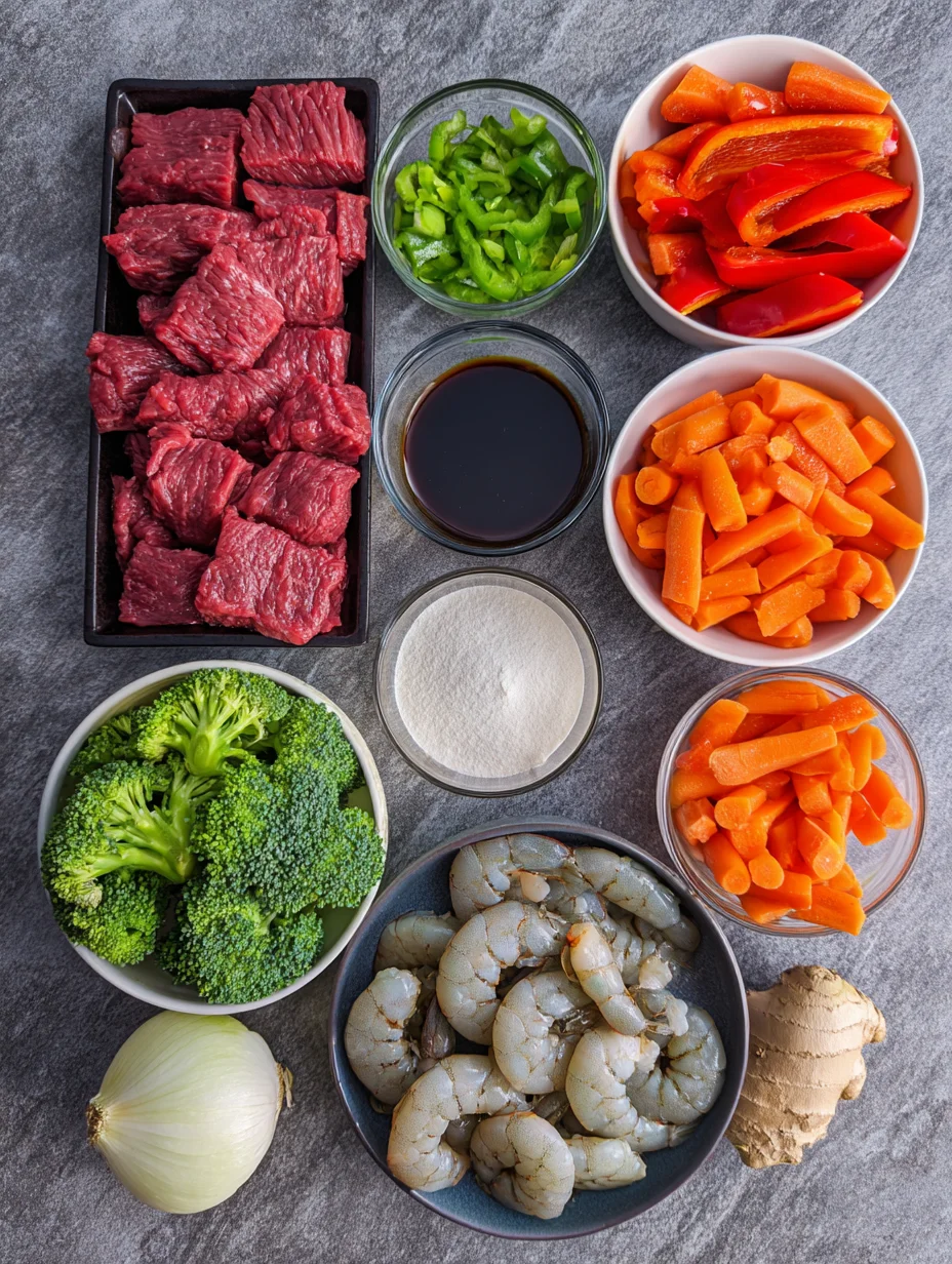Steak and Shrimp Stir Fry