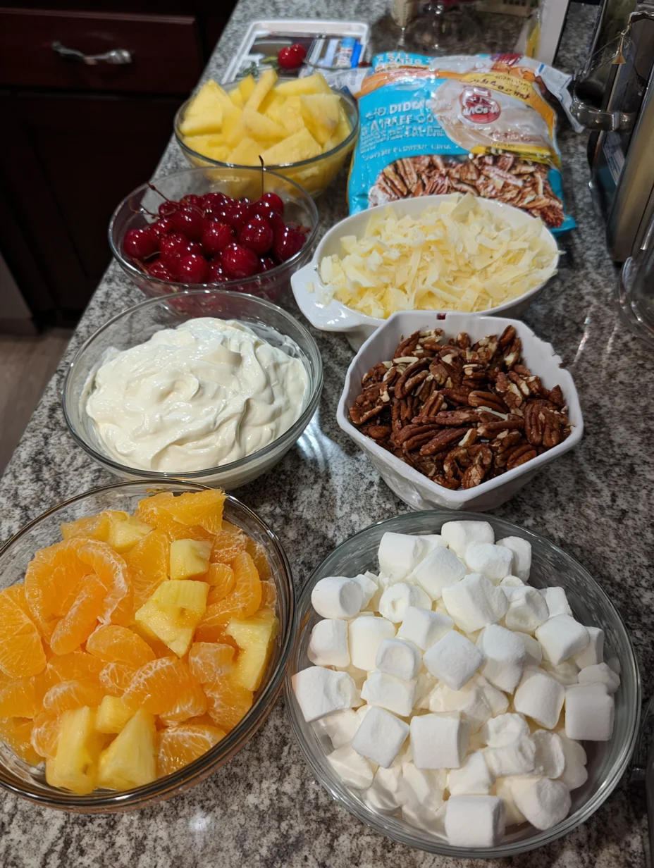 Ambrosia Salad with Cool Whip