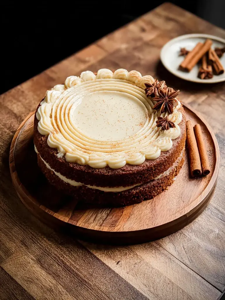Brown Sugar Chai Cake