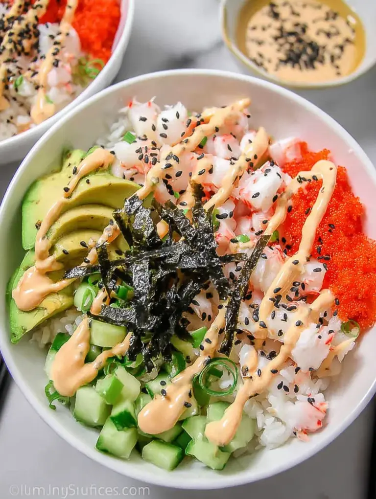 California Sushi Bowls